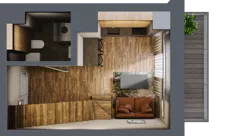 2 pokoje, apartament 39,99 m², piętro 4, oferta nr 41, Folwark Scheiblera, Łódź, Widzew, ul. Tymienieckiego 33A