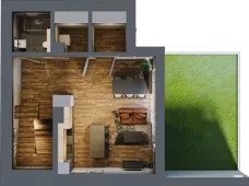 Dom 101,60 m², oferta nr D4, Folwark Scheiblera - domy, Łódź, Widzew, ul. Tymienieckiego 33A