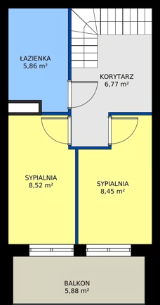 3 pokoje, mieszkanie 79,08 m², parter, oferta nr 20, Kopernika 15, Łódź, Polesie, ul. Kopernika 15