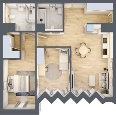 3 pokoje, mieszkanie 74,68 m², piętro 3, oferta nr 20, Kamienica Garbary 68, Poznań, Stare Miasto, Garbary, ul. Garbary 68
