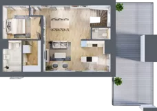 4 pokoje, mieszkanie 105,00 m², piętro 5, oferta nr 34, Kamienica Garbary 68, Poznań, Stare Miasto, Garbary, ul. Garbary 68
