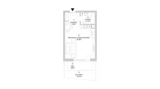 1 pokój, mieszkanie 34,02 m², parter, oferta nr 9.1.11, Osiedle Przyjemne - etap IV, Gdańsk, Jasień, ul. Flisykowskiego