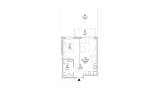 2 pokoje, mieszkanie 42,03 m², parter, oferta nr 7.1.5, Osiedle Przyjemne - etap IV, Gdańsk, Jasień, ul. Flisykowskiego