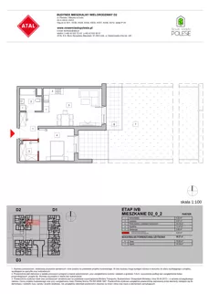 2 pokoje, mieszkanie 48,26 m², parter, oferta nr D2_0_2, Nowe Miasto Polesie IV, Łódź, Polesie, Lublinek-Pienista, ul. Pienista