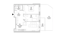 3 pokoje, mieszkanie 57,81 m², parter, oferta nr 7.1.14, Osiedle Przyjemne - etap IV, Gdańsk, Jasień, ul. Flisykowskiego