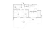 3 pokoje, mieszkanie 78,57 m², parter, oferta nr 9.1.1, Osiedle Przyjemne - etap IV, Gdańsk, Jasień, ul. Flisykowskiego