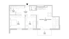 3 pokoje, mieszkanie 78,58 m², piętro 2, oferta nr 9.3.1, Osiedle Przyjemne - etap IV, Gdańsk, Jasień, ul. Flisykowskiego