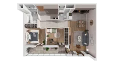 3 pokoje, mieszkanie 69,15 m², piętro 4, oferta nr 8.04.C33, Ogrody Andersa II, Gliwice, Wojska Polskiego, ul. Generała Władysława Andersa