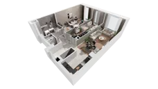 3 pokoje, apartament 70,92 m², piętro 28, oferta nr B-28-222B, ATAL Olimpijska, Katowice, Bogucice, ul. Olimpijska / al. Korfantego