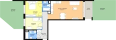 3 pokoje, mieszkanie 72,94 m², parter, oferta nr B2.0.1, ATAL Symbioza, Gdynia, Cisowa, ul. Kcyńska