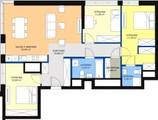 3 pokoje, apartament 103,25 m², piętro 30, oferta nr a.1.30.01, ATAL SKY+ II, Katowice, Wełnowiec-Józefowiec, Wełnowiec, al. Wojciecha Korfantego 93-99