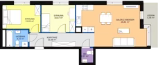 3 pokoje, mieszkanie 67,18 m², piętro 4, oferta nr D1.3.4.1, Nowy Targówek VI, Warszawa, Targówek, Targówek Mieszkaniowy, ul. Płosa 8