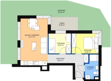 3 pokoje, mieszkanie 54,32 m², parter, oferta nr D2.1.0.4, Nowy Targówek VI, Warszawa, Targówek, Targówek Mieszkaniowy, ul. Płosa 8