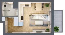 1 pokój, mieszkanie 30,07 m², piętro 1, oferta nr S1.D.1.3, ATAL Idea Swarzędz II, Swarzędz, ul. Tabaki