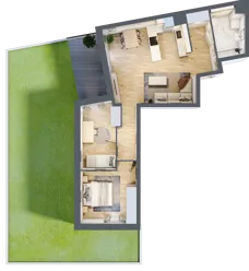 3 pokoje, mieszkanie 64,78 m², piętro 1, oferta nr S2.G.1.1, ATAL Idea Swarzędz II, Swarzędz, ul. Tabaki