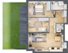 3 pokoje, mieszkanie 65,54 m², parter, oferta nr S2.H.0.2, ATAL Idea Swarzędz II, Swarzędz, ul. Tabaki