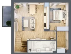4 pokoje, mieszkanie 90,23 m², piętro 1, oferta nr 6.4, ATAL Jasieny, Gdańsk, Jasień, ul. Stężycka
