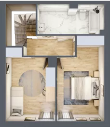 3 pokoje, mieszkanie 68,17 m², piętro 1, oferta nr 6.3, ATAL Jasieny, Gdańsk, Jasień, ul. Stężycka