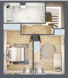 3 pokoje, mieszkanie 68,32 m², piętro 1, oferta nr 5.3, ATAL Jasieny, Gdańsk, Jasień, ul. Stężycka