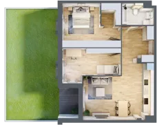 3 pokoje, mieszkanie 73,08 m², parter, oferta nr 2.0.9, Zakątek Harmonia III, Warszawa, Białołęka, Szamocin, ul. Płochocińska