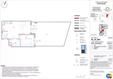2 pokoje, mieszkanie 44,03 m², piętro 1, oferta nr M_23_007, Fabrica URSUS - Etap B, Warszawa, Ursus, Szamoty, ul. Silnikowa 23, 25