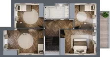 Dom 135,77 m², oferta nr 25/1, Osiedle Południowa etap II, Mińsk Mazowiecki, Stojadła, ul. Południowa