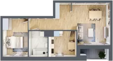 2 pokoje, mieszkanie 52,48 m², piętro 4, oferta nr C1/27, Classic Ursus, Warszawa, Ursus, Szamoty, ul. Dyrekcyjna