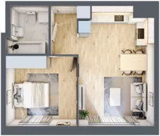 2 pokoje, mieszkanie 40,68 m², parter, oferta nr C1/117, Classic Ursus, Warszawa, Ursus, Szamoty, ul. Dyrekcyjna
