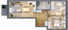 3 pokoje, mieszkanie 60,31 m², piętro 2, oferta nr C1/71, Classic Ursus, Warszawa, Ursus, Szamoty, ul. Dyrekcyjna