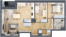 3 pokoje, mieszkanie 64,23 m², piętro 6, oferta nr C2/38, Classic Ursus, Warszawa, Ursus, Szamoty, ul. Dyrekcyjna