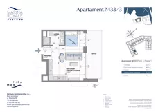 1 pokój, lokal inwestycyjny 32,03 m², piętro 3, oferta nr M33/3, Marina Royale, Darłowo, ul. Bulwar Zachodzącego Słońca 1