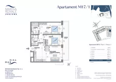 3 pokoje, lokal inwestycyjny 69,06 m², piętro 1, oferta nr M17/1, Marina Royale, Darłowo, ul. Bulwar Zachodzącego Słońca 1