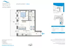 2 pokoje, lokal inwestycyjny 41,44 m², piętro 4, oferta nr V19/4, Marina Royale, Darłowo, ul. Bulwar Zachodzącego Słońca 1