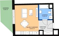 1 pokój, apartament 30,15 m², piętro 1, oferta nr 3, Biała Kamienica, Łódź, Śródmieście, Osiedle Katedralna, ul. Więckowskiego 12