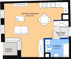 1 pokój, apartament 38,82 m², piętro 1, oferta nr 10, Biała Kamienica, Łódź, Śródmieście, Osiedle Katedralna, ul. Więckowskiego 12