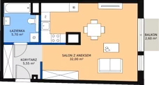 1 pokój, apartament 43,84 m², piętro 6, oferta nr 69, Biała Kamienica, Łódź, Śródmieście, Osiedle Katedralna, ul. Więckowskiego 12