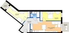 3 pokoje, mieszkanie 69,03 m², piętro 1, oferta nr 9, Strumykowa, Warszawa, Białołęka, Nowodwory, ul. Strumykowa