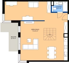 1 pokój, mieszkanie 123,56 m², piętro 3, oferta nr 19, Strumykowa, Warszawa, Białołęka, Nowodwory, ul. Strumykowa