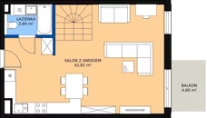1 pokój, mieszkanie 73,02 m², piętro 3, oferta nr 22, Strumykowa, Warszawa, Białołęka, Nowodwory, ul. Strumykowa