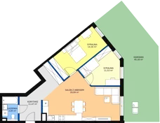 3 pokoje, mieszkanie 69,94 m², parter, oferta nr 28, Strumykowa, Warszawa, Białołęka, Nowodwory, ul. Strumykowa