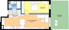 2 pokoje, mieszkanie 50,22 m², parter, oferta nr 30, Strumykowa, Warszawa, Białołęka, Nowodwory, ul. Strumykowa