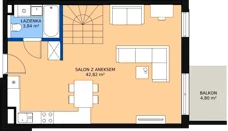1 pokój, mieszkanie 73,88 m², piętro 3, oferta nr 48, Strumykowa, Warszawa, Białołęka, Nowodwory, ul. Strumykowa