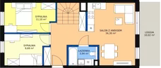 3 pokoje, mieszkanie 78,54 m², piętro 3, oferta nr 73, Strumykowa, Warszawa, Białołęka, Nowodwory, ul. Strumykowa