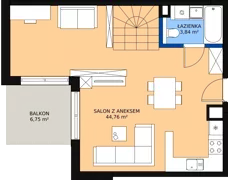 1 pokój, mieszkanie 72,85 m², piętro 3, oferta nr 95, Strumykowa, Warszawa, Białołęka, Nowodwory, ul. Strumykowa