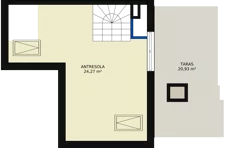 1 pokój, mieszkanie 72,85 m², piętro 3, oferta nr 95, Strumykowa, Warszawa, Białołęka, Nowodwory, ul. Strumykowa