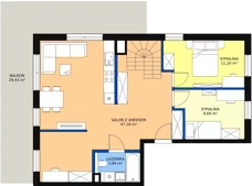 3 pokoje, mieszkanie 105,33 m², piętro 3, oferta nr 106, Strumykowa, Warszawa, Białołęka, Nowodwory, ul. Strumykowa