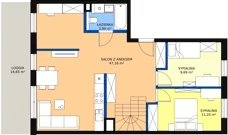 3 pokoje, mieszkanie 105,33 m², piętro 3, oferta nr 107, Strumykowa, Warszawa, Białołęka, Nowodwory, ul. Strumykowa