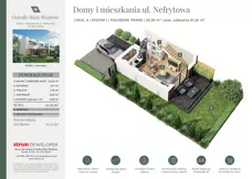 3 pokoje, mieszkanie 61,29 m², parter, oferta nr BNf2_01_AP, Osiedle Róży Wiatrów, Opole, Chmielowice, ul. Nefrytowa / Onyksowa / Śliczna