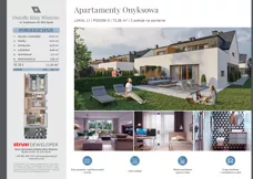 3 pokoje, mieszkanie 73,34 m², parter, oferta nr Ap77L1, Osiedle Róży Wiatrów, Opole, Chmielowice, ul. Nefrytowa / Onyksowa / Śliczna