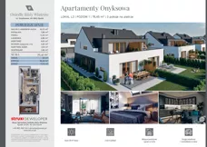 3 pokoje, mieszkanie 76,45 m², piętro 1, oferta nr Ap77L2, Osiedle Róży Wiatrów, Opole, Chmielowice, ul. Nefrytowa / Onyksowa / Śliczna